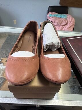 Lucky Brand Women's Coral Leather Ballet Flats